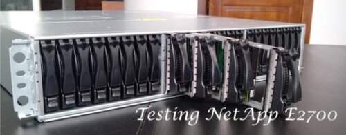 Тестирование NetApp E2700