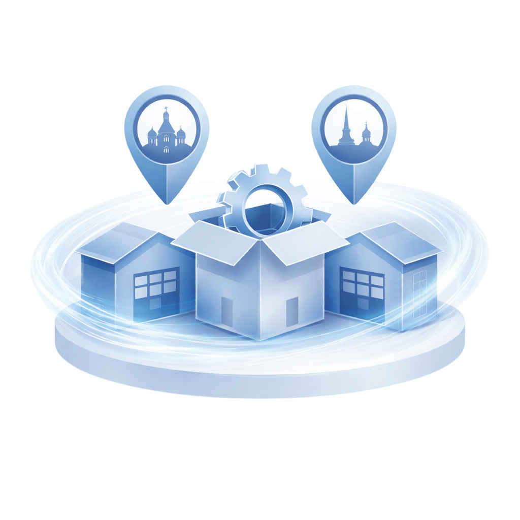 Склады ЗИП в Москве и Санкт-Петербурге