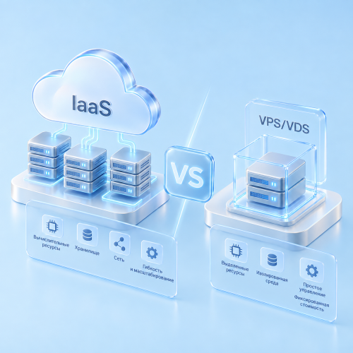IaaS и VPS/VDS в чем разница между облачной инфраструктурой и виртуальным сервером