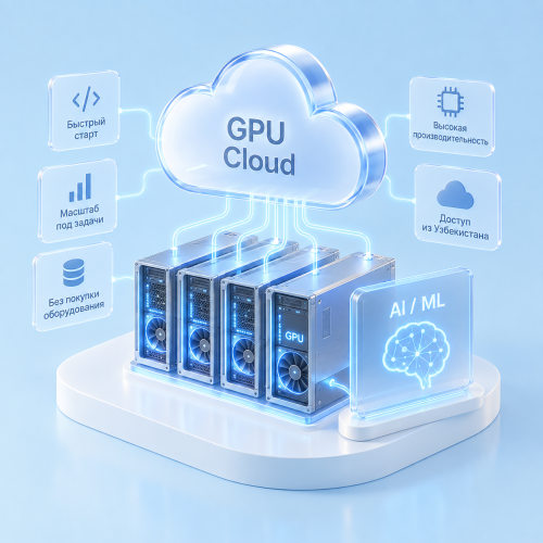 GPU Cloud для AI в Узбекистане: как запустить ML-проект без покупки железа